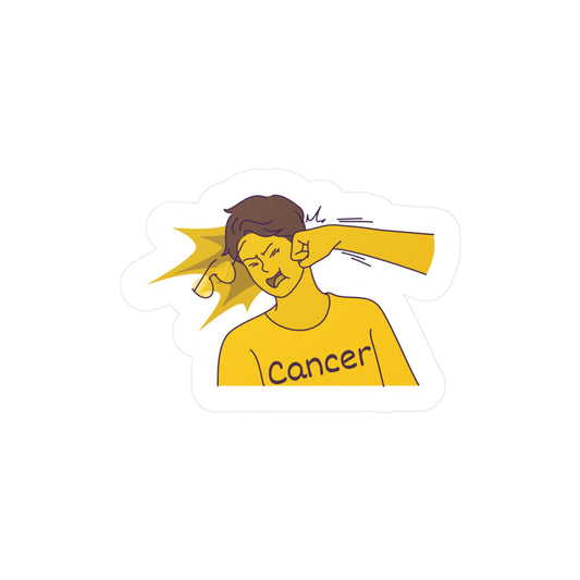 Cancer Crusher - Individual Sticker